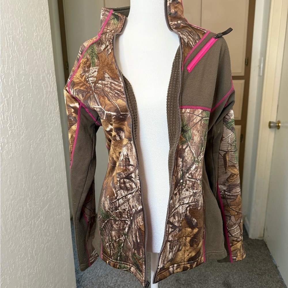 Rocky Utility Jacket Brown and Pink Camouflage